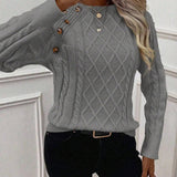 Poppy - Button Knit Sweater