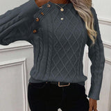 Poppy - Button Knit Sweater