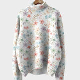 Jemma - Artistic Knit Turtleneck Sweater