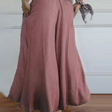 Tahlia - Lightweight Wide Leg Pants