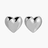 Scarlett - Heart Hoop Earrings