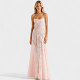 April - Floral Lace Maxi Dress