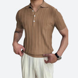 Mason - Stretch-Blend V-Neck Polo