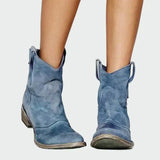 Lacey - Retro Cowboy Ankle Boots