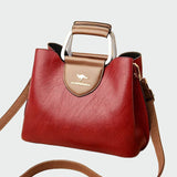 Harriet - Two-Tone Faux Leather Handbag