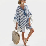 Salomé - Striped Blouse and Shorts Set